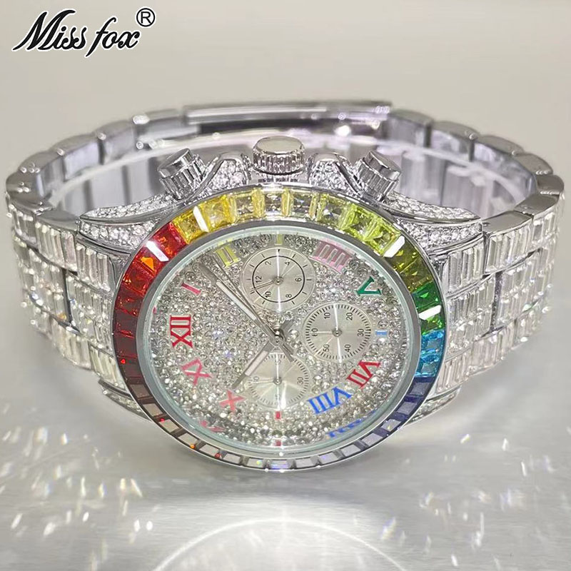 Luxury Watch Affordable - MISSFOX Sang Trọng Đá Đồng Hồ