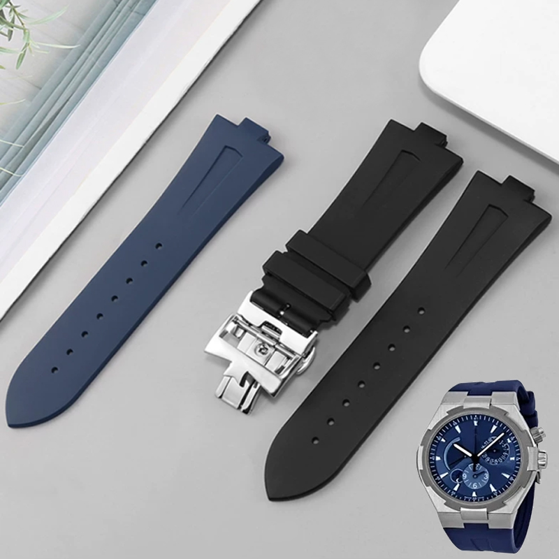 Luxury Watch Vacheron Constantin - Rubber Watchband For Vacheron Constantin Overseas