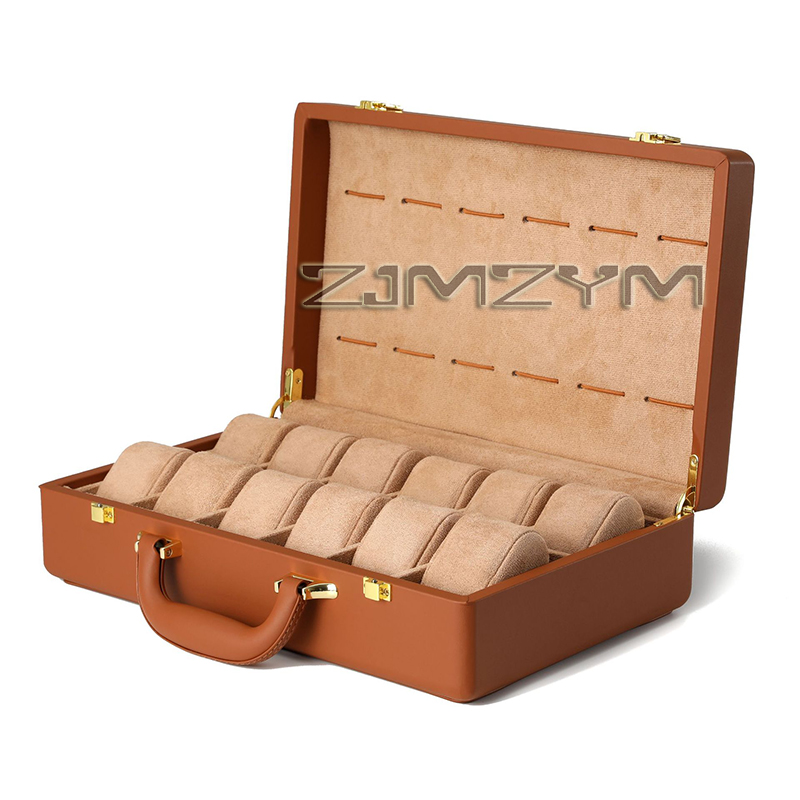 Luxury Watch Travel Case - 12 Slots Watch Box Mens Watches