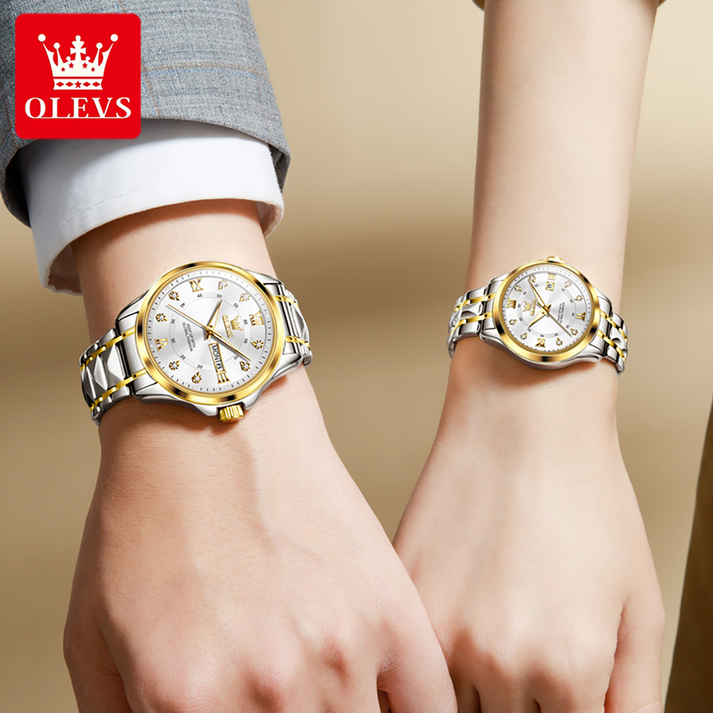 OLEVS 2906 Couple Watch Origin - đánh giá và giá Luxury Watch Life