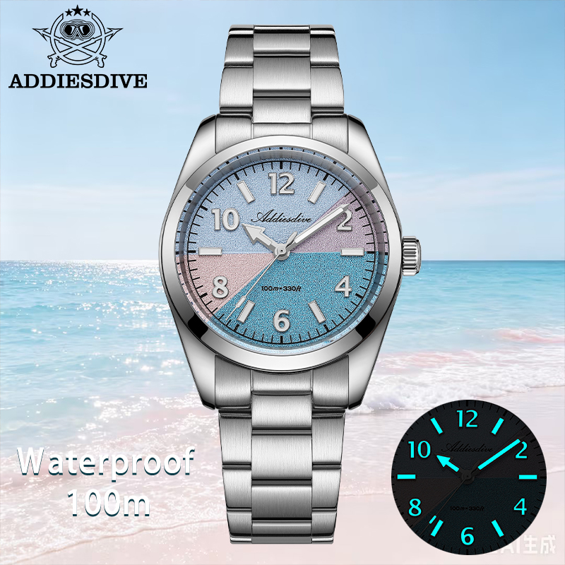 ADDIESDIVE Sapphire Glass Watc - đánh giá và giá Luxury Watch Travel Case