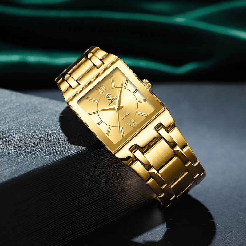 LiEBIG Luxury Golden Quartz Wr - đánh giá và giá Luxury Watch Safe