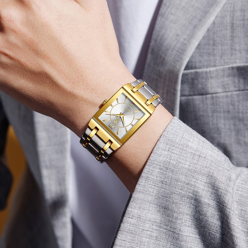 LiEBIG Luxury Golden Quartz Wr - đánh giá và giá Luxury Watch Safe