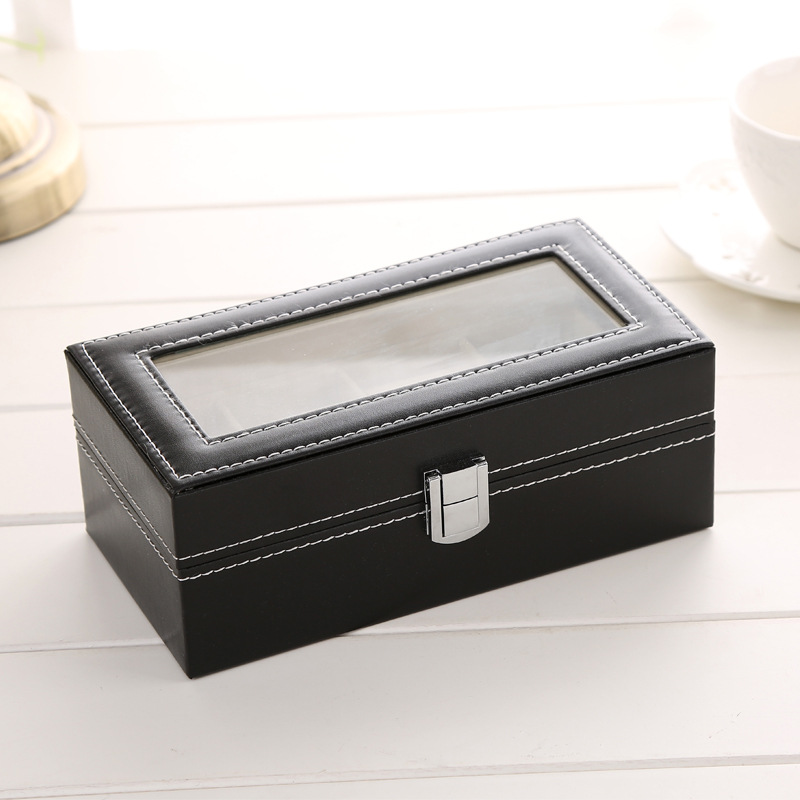DELESYS 4 Positions PU Watch B - đánh giá và giá Luxury Watch Travel Case