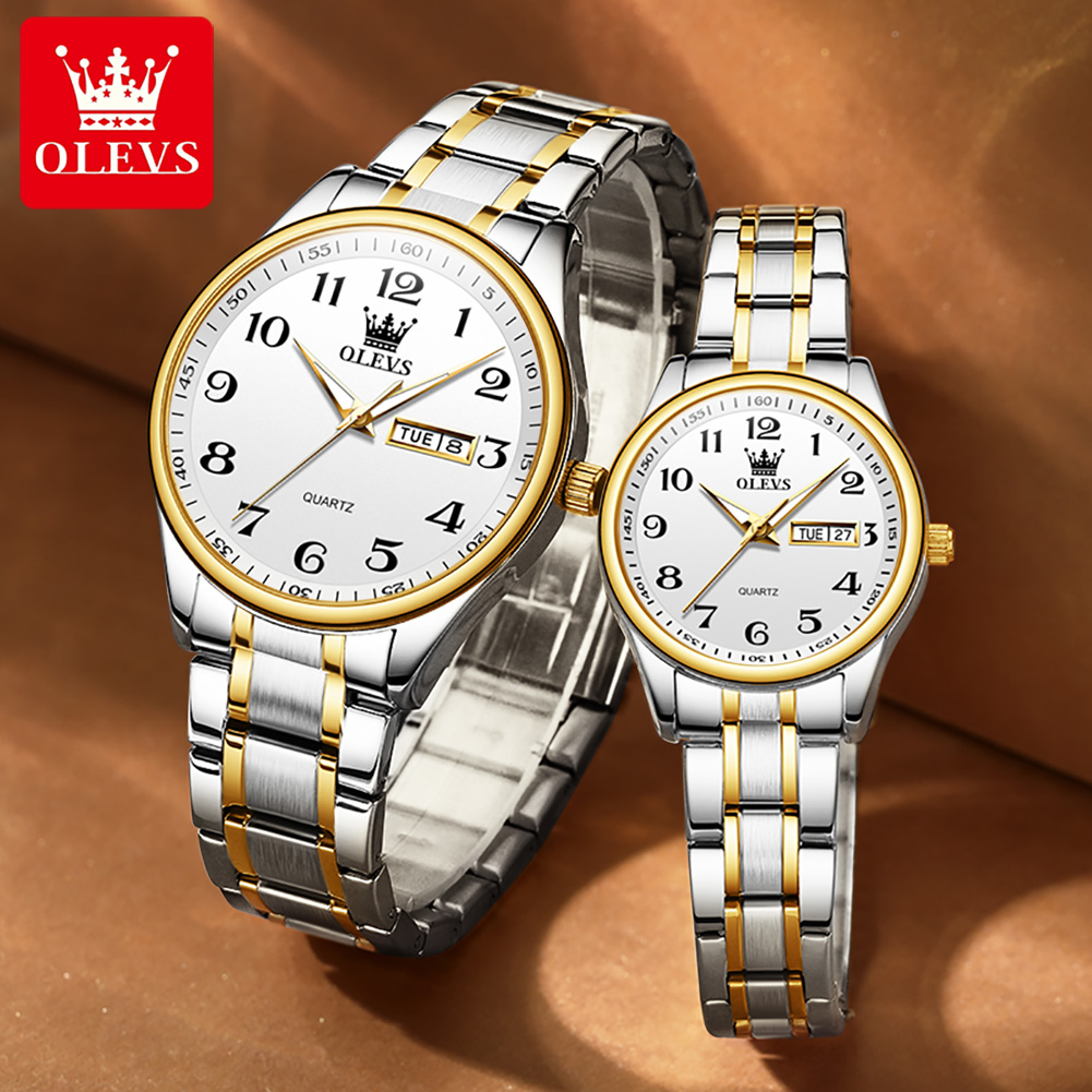 OLEVS New Fashion Couple Watch - đánh giá và giá Luxury Watch Life