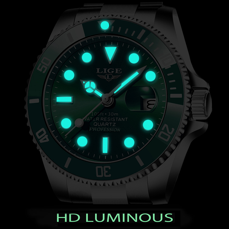 LIGE Cao Cấp Hàng Đầu Thời Tra - đánh giá và giá Luxury Watch Affordable