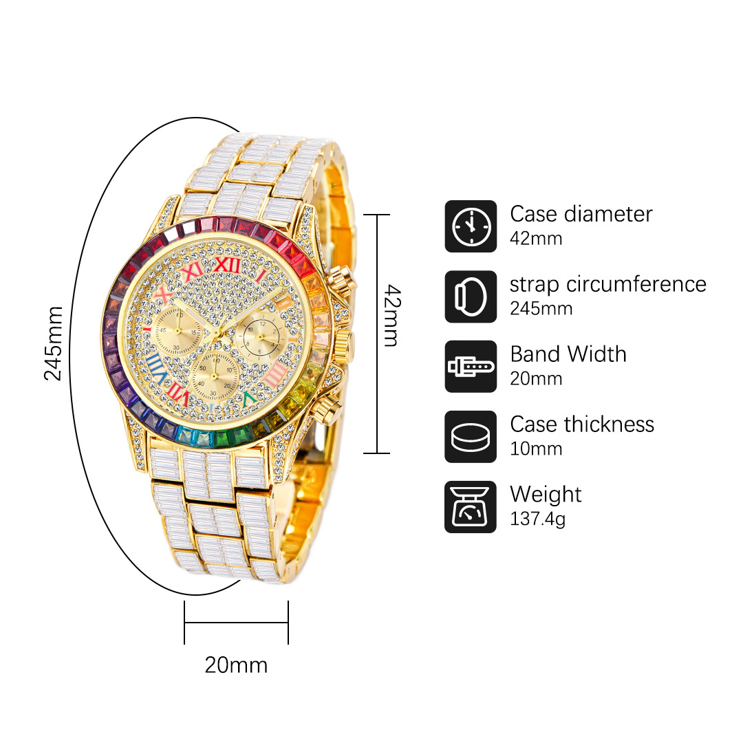 MISSFOX Sang Trọng Đá Đồng Hồ  - đánh giá và giá Luxury Watch Affordable