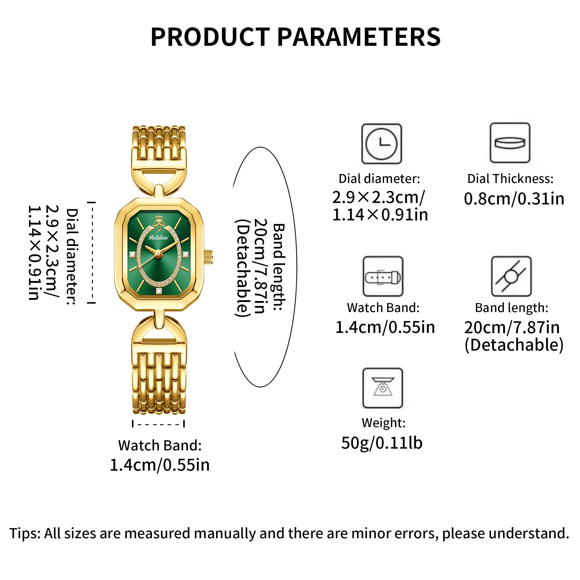YaLaLuSi Retro square-faced, a - đánh giá và giá Luxury Watch Affordable