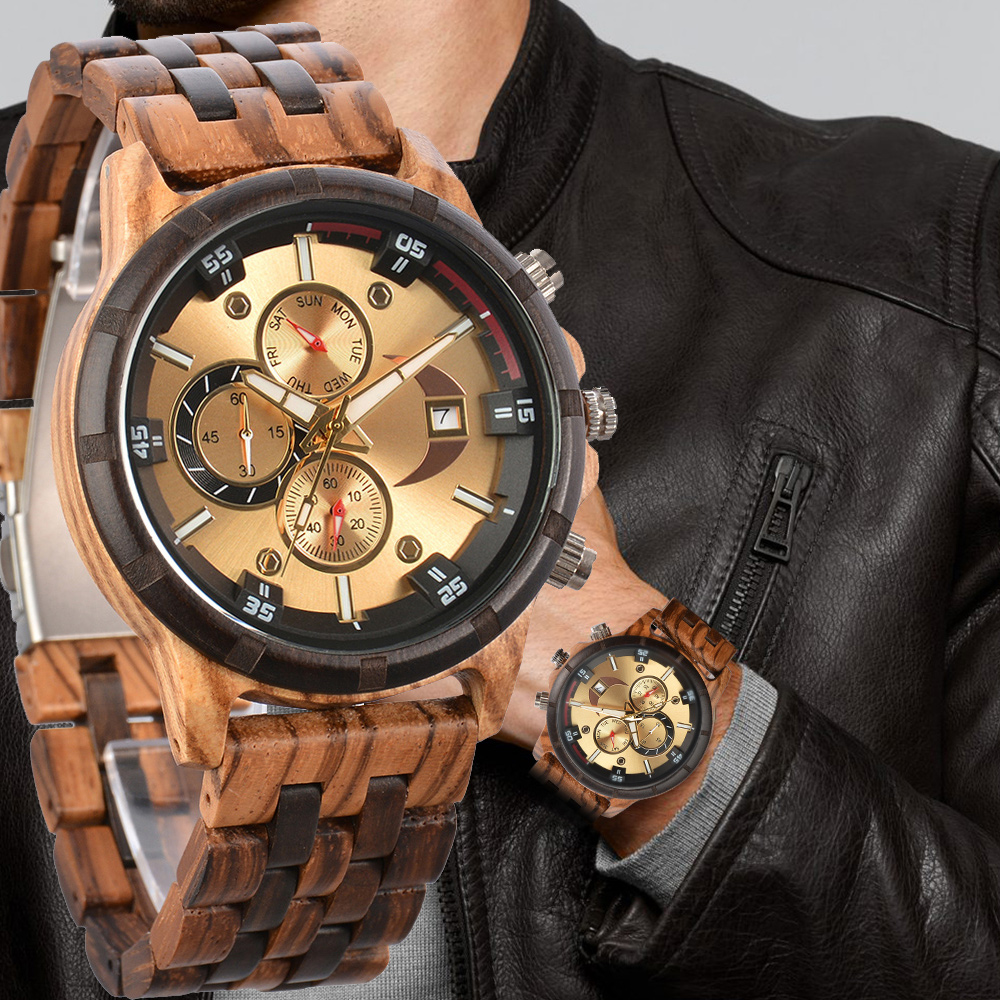 Man's Watches Wooden Watch Str - đánh giá và giá Luxury Watch Affordable