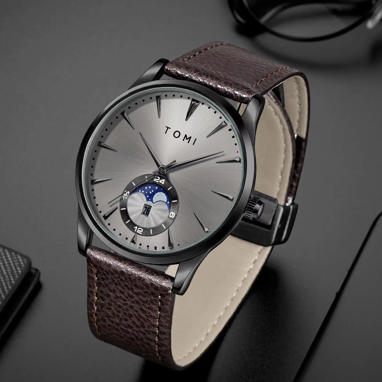 TOMI 2Pcs Men's Watch Gift Set - đánh giá và giá Luxury Watch Quality