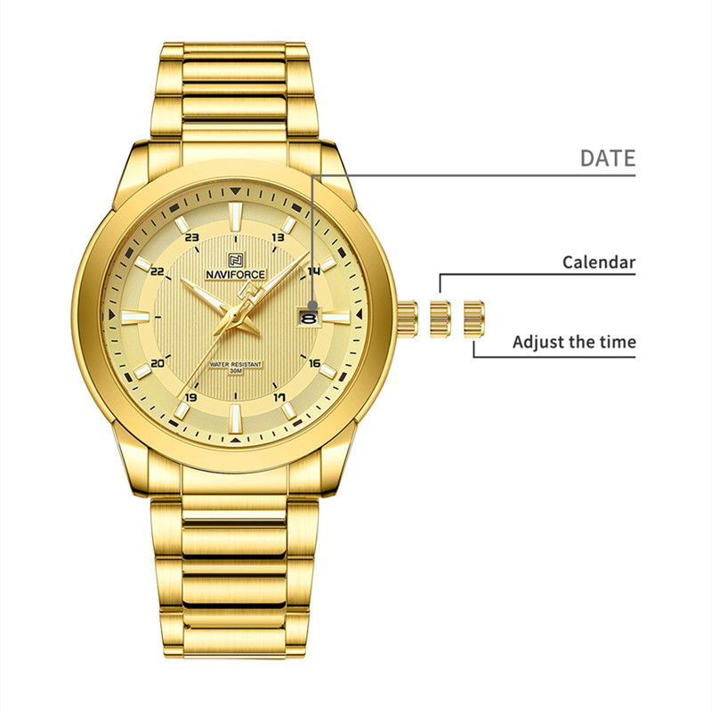 2024 Top Brand NAVIFORCE Mens  - đánh giá và giá Luxury Watch Affordable